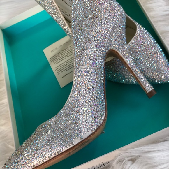 Benjamin Adams Jada ivory crystal heels - Picture 5 of 7